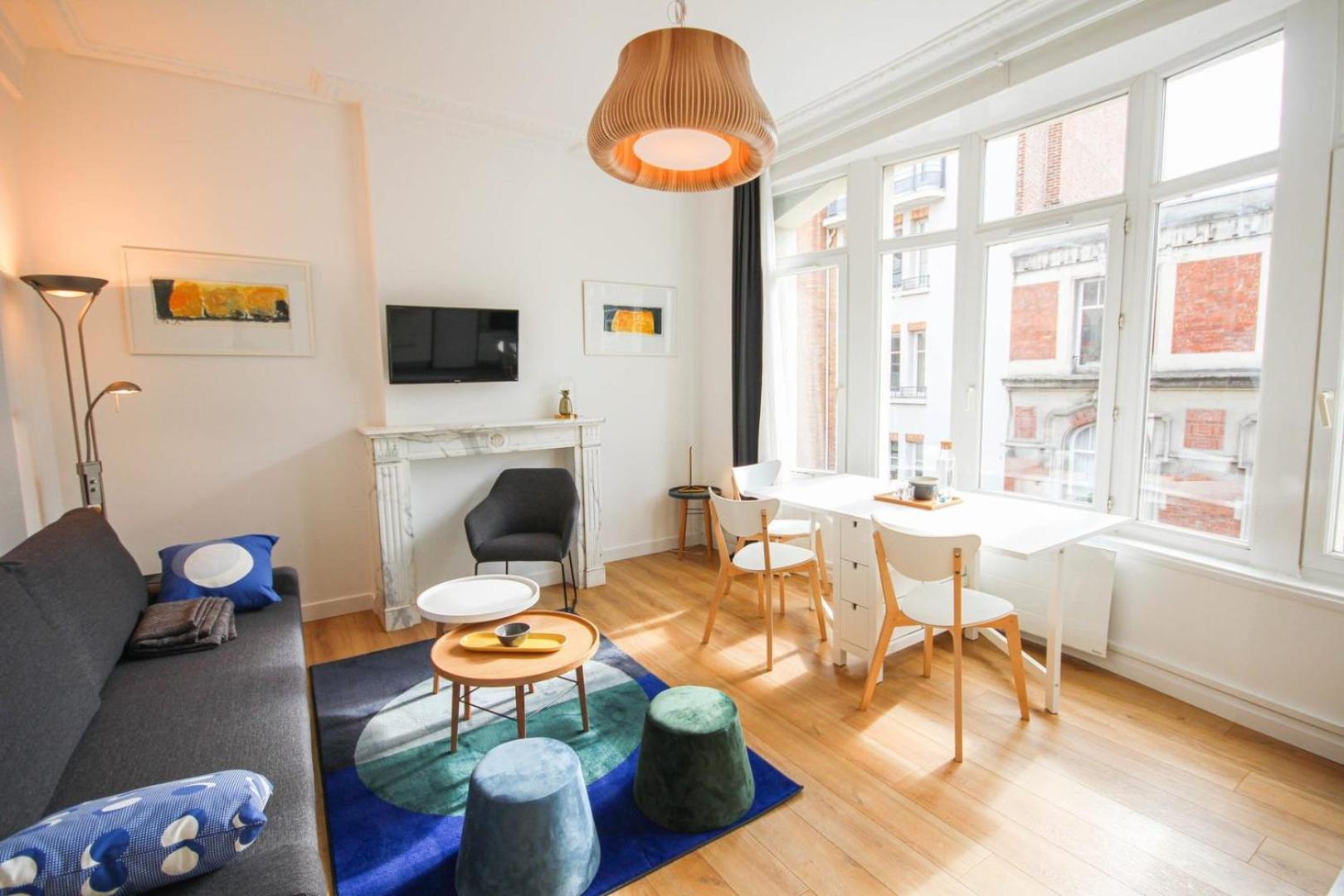 Fully-Equipped Apartment In City Center + Parking Lille Zewnętrze zdjęcie